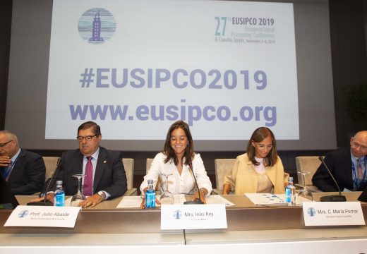 Rey destaca o éxito de asistencia e de investigacións que se analizarán no EUSIPCO 2019